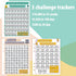 100 Envelopes Money Saving Challenge Binder to Save $5,050, 500, 10,000, A5 Budget Planner Savings Binder Challenge Book with Cash Envelopes for B...