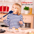 Silicone Spoon Spatula - 600ºF Heat-Resistant Non-Stick Rubber Spoonula | Use as Silicone Kitchen Scraper Utensil - Baking and Cooking Strong Stai...