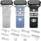 JR.DM 11-Pcs Super Bling Watch Charms with 9-Pcs Decorative Rings Loops 2-Pcs Decoration, Compatible with Apple Watch Band Metal Diamond Sliding A...
