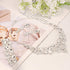 Udalyn Crystal Bridal Jewelry Sets for Women Necklace Earrings Bracelet Set for Wedding Rhinestone Bridesmaid Choices fit with Wedding Dress...