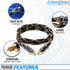Cables Direct Online 3FT Premium Toslink Optical Audio Cable High Fidelity Digital Fiber Optic Cord for Home Theater, Sound Bar, Gaming Consoles D...