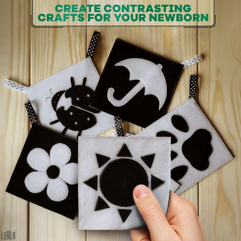 Black Felt Sheets with Adhesive Backing - 12Pcs Sticky Felt Sheets Adhesive Backed Craft Supply Box Liner Jewelry Furniture Felt Fabric Sheets - A...