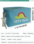 FANKANG Rectangular Laundry Basket Nursery Storage Fabric Storage Bin Storage Hamper,Gift Baskets (Single Dinosaur)...
