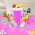 DIY Slushy Maker Cup - TIK TOK Magic Slushie Maker Squeeze Cup, Quick Frozen Cooling Smoothie Pinch Cup, Double Layer Squeeze Cup Slushy Maker, Po...