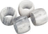 Creative Home Set of 4 Pieces Natural Off-White Marble Napkin Ring Napkin Holder for Party Decoration Dinning Table Family Gatherings, 1.8" Diam. ...