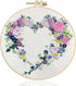 Maydear Embroidery Kit for Beginners Adults with Flower Pattern, Cross Stitch Kits, French Stamped Embroidery Starter Kit Including Embroidery Hoo...