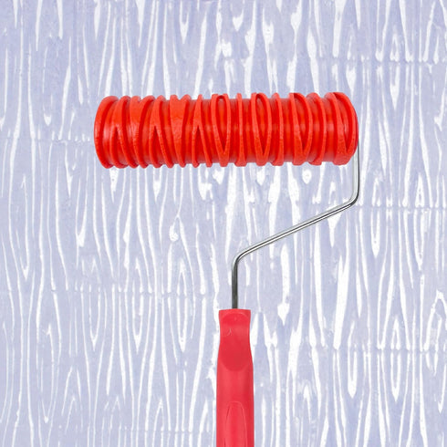 7'' Patterned Paint Roller for Wall Decoration Classic Brick Embossing Texture Rubber Roller Decorative Household DIY Paint Art Tool for Wall Deco...