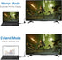 4K DisplayPort (DP) to HDMI Adapter, Uni-Directional Gold-Plated Display Port Computer to HDMI Screen Converter (Male to Female) Compatible with H...