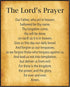 Posterizer 1 pcs-The Lord's Prayer-Religious and Spiritual-Religious Posters-Gifts for Christians-Decor for Church, Sunday School Classroom- unfra...