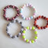 15 Styles Sports Beads Football Baseball Basketball Tennis Volleyball Soccer with 1 Roll of Elastic Rope and a Plastic Box for DIY Bracelet Neckla...