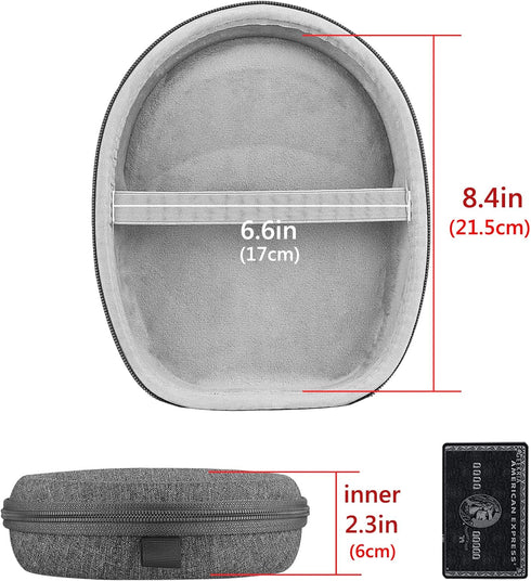 Geekria Shield Case Compatible with Jabra Evolve2 75, Evolve2 65, Evolve2 55, Evolve2 50, Elite 45h Case, Replacement Protective Hard Shell Travel...