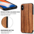 TENDLIN Compatible with iPhone Xs Case/iPhone X Case with Wood Grain Outside Soft TPU Silicone Hybrid Slim Case Compatible with iPhone X and iPhon...