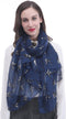 Swallow Bird Print Women's Scarf Shawl Wrap Lightweight...