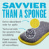 E-Cloth Washing Up Pad, Premium Microfiber Non-Scratch Kitchen Dish Scrubber Sponge, Ideal for Dish, Sink and Countertop Cleaning, 100 Wash Guaran...