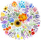 Flowers Stickers Set, Gift for Kids Teen, Cute Waterproof Vinyl Decals for Travel Luggage Suitcase Laptop Water Bottle Skateboard Bike Helmet Guit...