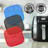 Reusable Air Fryer Liners 3 Pack for 3-5QT or Bigger - 7.5" Square Silicone Airfryer Liner - Easy to Clean Air Fryer Accessories As Seen on the To...