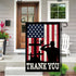 Memorial Day Garden Flag 12×18 Inch Double Sided Vertical Burlap Thank You Military Soldiers Independence Day Veterans Day Garden Flag Farmhouse O...