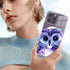 Compatible with MagSafe Designed for iPhone 13 with Purple Owl Pattern,Magnetic Wireless Charging Clear Transparent TPU Phone Case Cover for iPhon...
