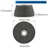 3 Inch Grinding Stone Wheel for Metal,50 Grit Aluminum Oxide Flaring Grinding Cup Wheel for Rust Removing Deburring Polishing with 5/8"-11 Threade...