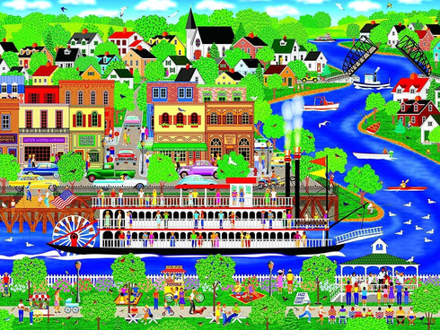 Home Country - Lady of The River - 1000 Piece Jigsaw Puzzle for Adults...