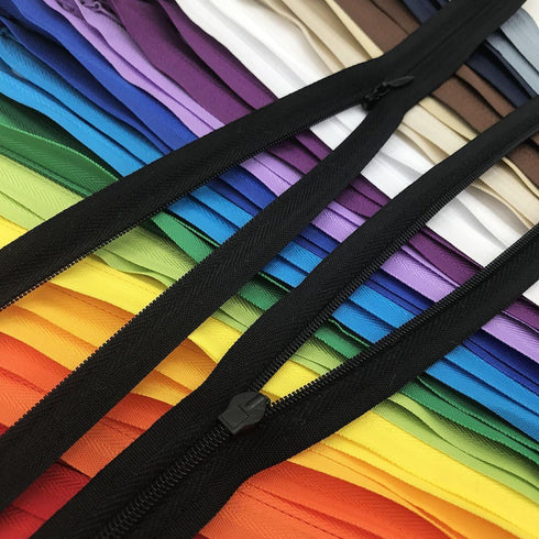 40PCS Nylon Invisible Zipper,Sewing for Handmade Garment/Bags/Home Textile,Tailor Sewer Crafter's Special(22 inch,Mix Color)...