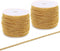 SWTOOL 60 Feets /20 Yards Metal Gold Link Chains, Iron Bulk Curb Chain for DIY Craft Jewelry Chain Making, 2 Rolls x 10 Yards (Gold)...