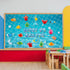 76 Pieces Ocean Themed Party Decorations Under Sea Cutouts with Ocean Sea Animals Honeycomb Centerpiece with Fishing Net for Classroom Bulletin Bo...