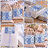 50 Sheets Moroccan Mosaic Tissue Paper,19.7 x 28 Inch Gift Wrapping Tissue Paper Blue Tiles Partern Art Tissue for Wedding Invitation Bridal Showe...