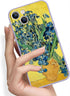for iPhone 14 Plus Case Flower, Irises by Van Gogh Aesthetic Retro Phone Case, Waterproof Colorful Slim Phone Cover for iPhone 14 Plus(6.7inch)...