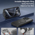 for iPhone 15 Pro Max Case with Invisible Magnetic Stand, Compatible with Mag-Safe Translucent Matte with Built-in Screen Protector, Shockproof Pr...