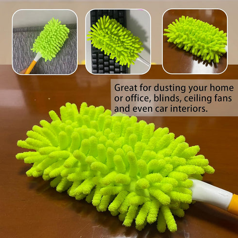 Reusable Duster Refill Compatible with Swiffer Hand Duster - Microfiber Ceiling Fan Duster for Swiffer Dusters Extended Handle - 360 Heavy Duty Du...