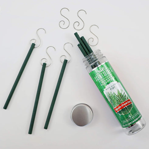 Scentsicles - 04314-024 Scented Christmas Ornaments for Christmas Tree, All Natural Holiday Air Freshener (White Winter Fir Holiday Fragrance) Inc...