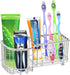 Simple Houseware Multi-Functional 6 Slots Toothbrush Holder, Chrome...