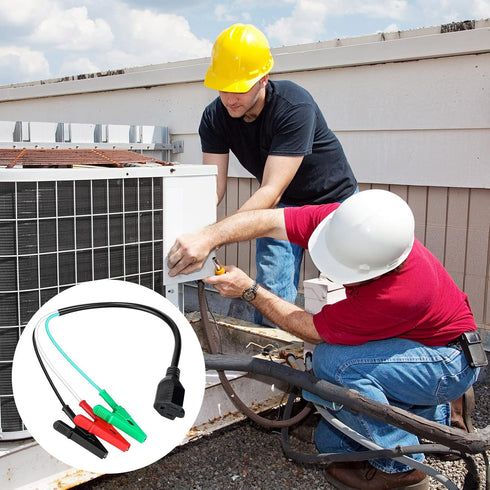 Macarrie HVAC Heavy Adaptor Cord 19 Inch HVAC Tools Circuit Breaker Finder Compatible with Yellow Jacket 69522 RT250 ET300 ET310 HVAC Tools Cleara...