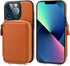 Bocasal RFID Blocking Wallet Case for iPhone 13 Pro Max, Adjustable Crossbody Zipper Purse with Kickstand and Detachable Wrist Strap, PU Leather F...