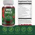 YumVs Teen Multivitamin Gummies with Biotin and Antioxidants - Raspberry Flavor - Hair Skin Nails Support - Vegetarian Kosher Teen Vitamins for Bo...