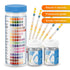 Complete Water Testing Kits for Drinking Water 100 Strips + 2 Bacteria Tester Kits 17 in 1 Well, Tap, Drinkling Water, City Water Testing Strips (...