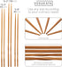 YOSUKATA Reusable Natural Wooden Long Cooking Chopsticks Set of 3 pairs: 11.8 inch, 13-inch, 14.2 inch Brown Long Wok Wooden Chopsticks Reusable...