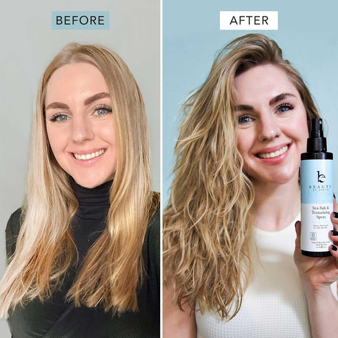 Sea Salt Spray for Hair - USA Made from Natural & Organic Ingredients, Texturing Spray for Men & Women, Hair Texture Spray for Fine Hair, Salt Wat...