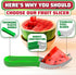 Watermelon Slicer Cutter Tool – Durable Stainless Steel Blade Watermelon Cutter with Ergonomic Handle | Slice or Cube Cantaloupe & Honeydew, Quick...