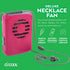 O2COOL Deluxe Necklace Fan, Raspberry, 2 Units New title: O2COOL Deluxe Necklace Fan, Pink, 2 Units...