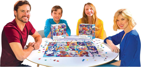 RoseArt - Puzzle Collector - Happy Dawgs - 1000 Piece Jigsaw Puzzle...