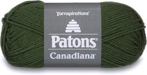 Patons Canadiana Yarn, Dark Green Tea...