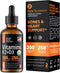Liquid Vitamin D3 K2 10000 iu & 200 mcg - Vitamin D with MK7 Vitamin K2 Drops - Bone Density & Heart Support Liquid Vitamins for Women & Men, High...