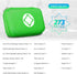 Car-Home Survival First-Aid Kit Emergency-Kit - Green 273Piece Equipment Travel Supplies First Aid Set Home Essentials Camping Hiking YIDERBO...