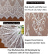 ShinyBeauty Lace-Tablecloth-Rectangular 60x120-Inch White Rectangle Overlay Tea Tablecloth Lace Tablecloths Long Rectangular Tablecloth Lace Table...