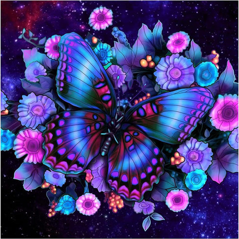 Syjinghao Stamped Cross Stitch Kits for Adults Beginners,ButterflyCounted Cross Stitch Kits,Full Range of Needlepoint Stamped Kits Needlecrafts Ar...