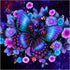 Syjinghao Stamped Cross Stitch Kits for Adults Beginners,ButterflyCounted Cross Stitch Kits,Full Range of Needlepoint Stamped Kits Needlecrafts Ar...
