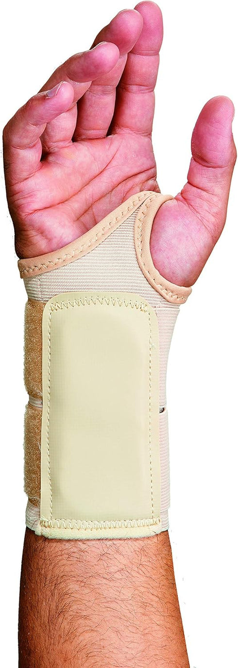 Ergodyne ProFlex 4010 Double-Strap Right Wrist Support, Tan, Large...
