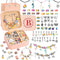 Charm Bracelet Making Kit for Girls 3-12, Kids Jewelry Making Kit 66Pcs Jewelry Kits for Girls Ages 8-12 Jewelry Maker Craft Necklace Birthday Chr...